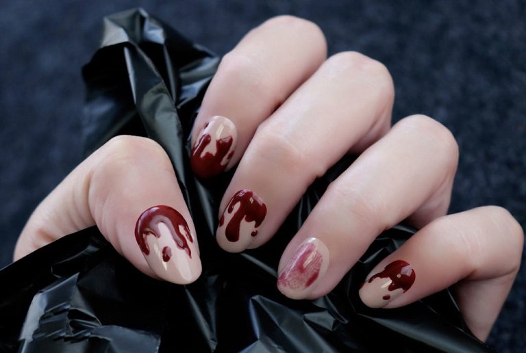 beautynfacts Nail Design Boo Boo Blood