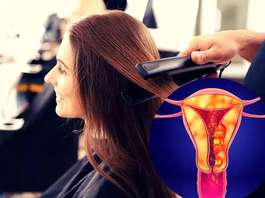 Hair straightening uterine cancer
