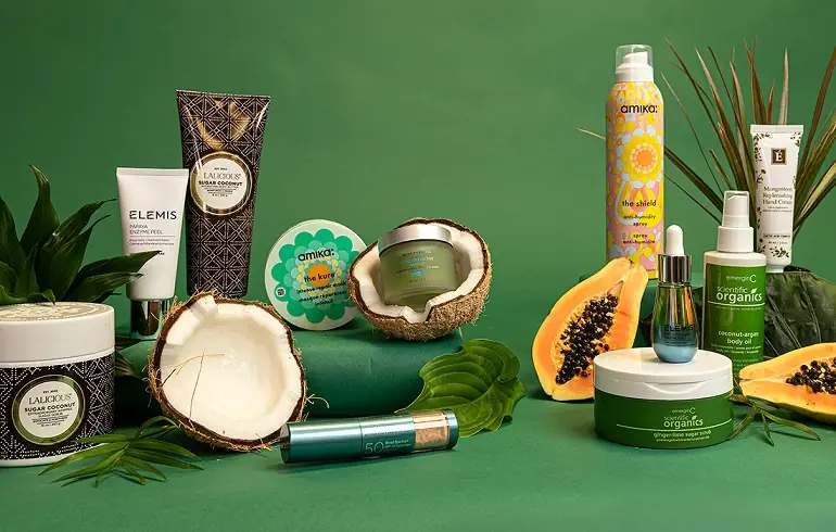 Tropical ingredients used in cosmetics