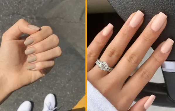 Beautynfacts nude style manicure