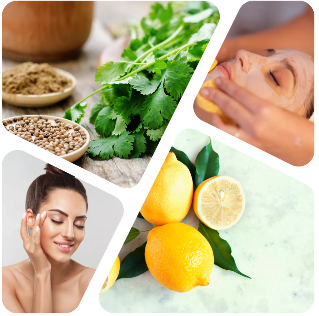 Beautynfacts leveraging the power of coriander and lemon for a radiant and youthful complexion 1