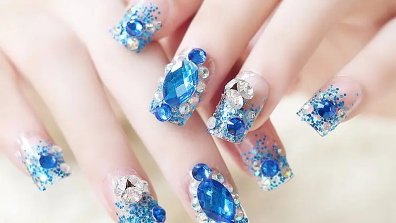 Beautynfacts mermaid 3d nails