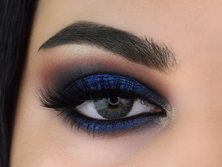 Beautynfacts blue eye makeup