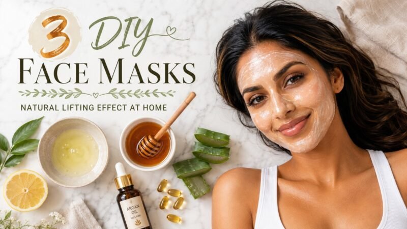 3 Homemade Face Masks With a Real Lifting Effect