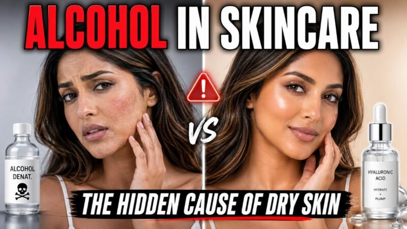 Alcohol in Skincare: The Hidden Cause of Dry Skin