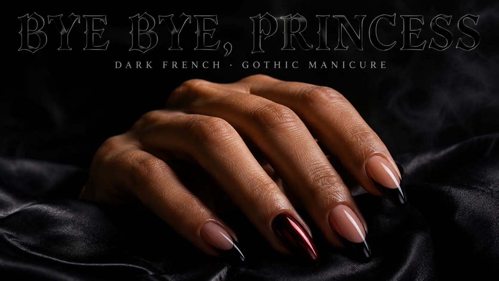 Dark French Nails: The Gothic Manicure Trend to Try