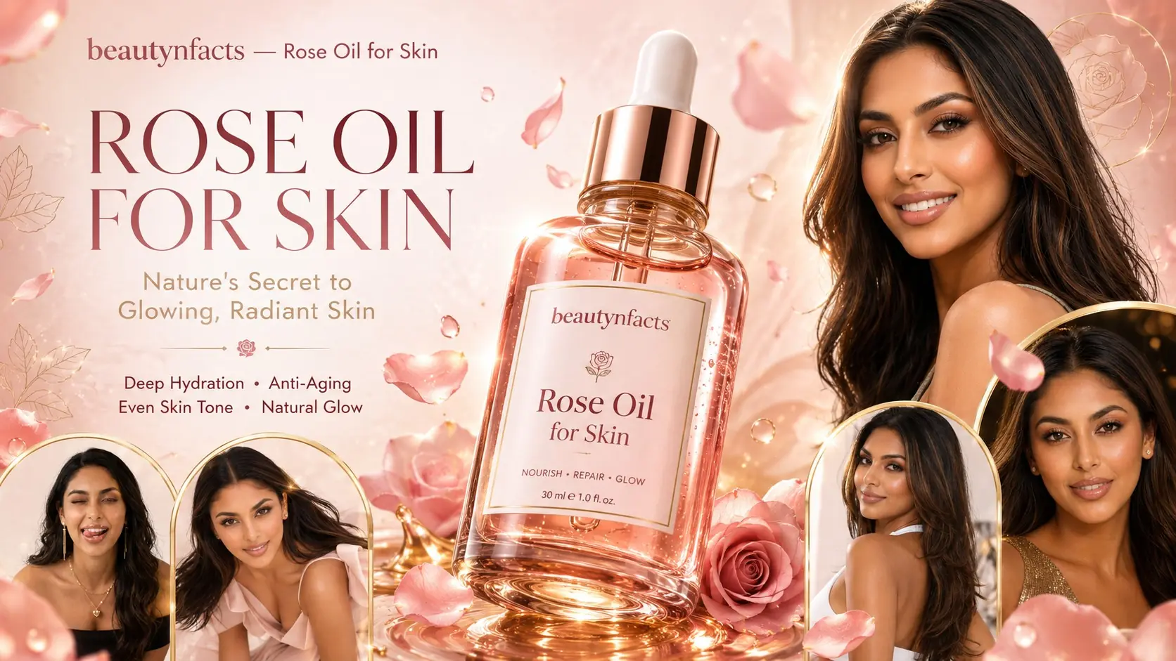 Rose Oil for Skin: 7 Hydrating Benefits + How to Use It Daily