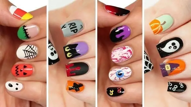 Halloween Nails: 5 Easy Step-by-Step Ideas Halloween nails: 5 easy step-by-step ideas