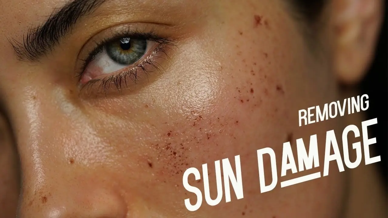 How to remove sun spots from the face