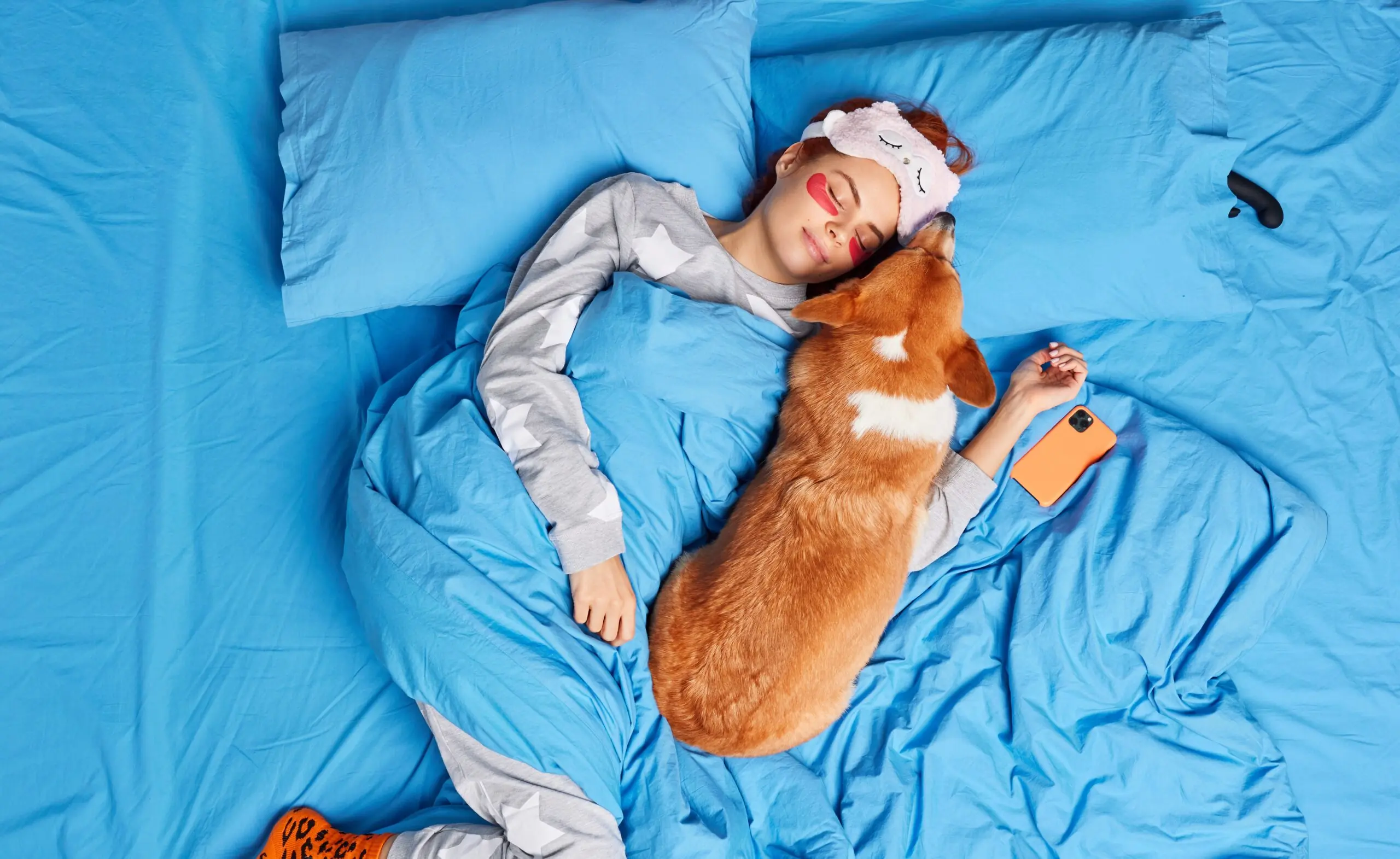 Sleeping with makeup on