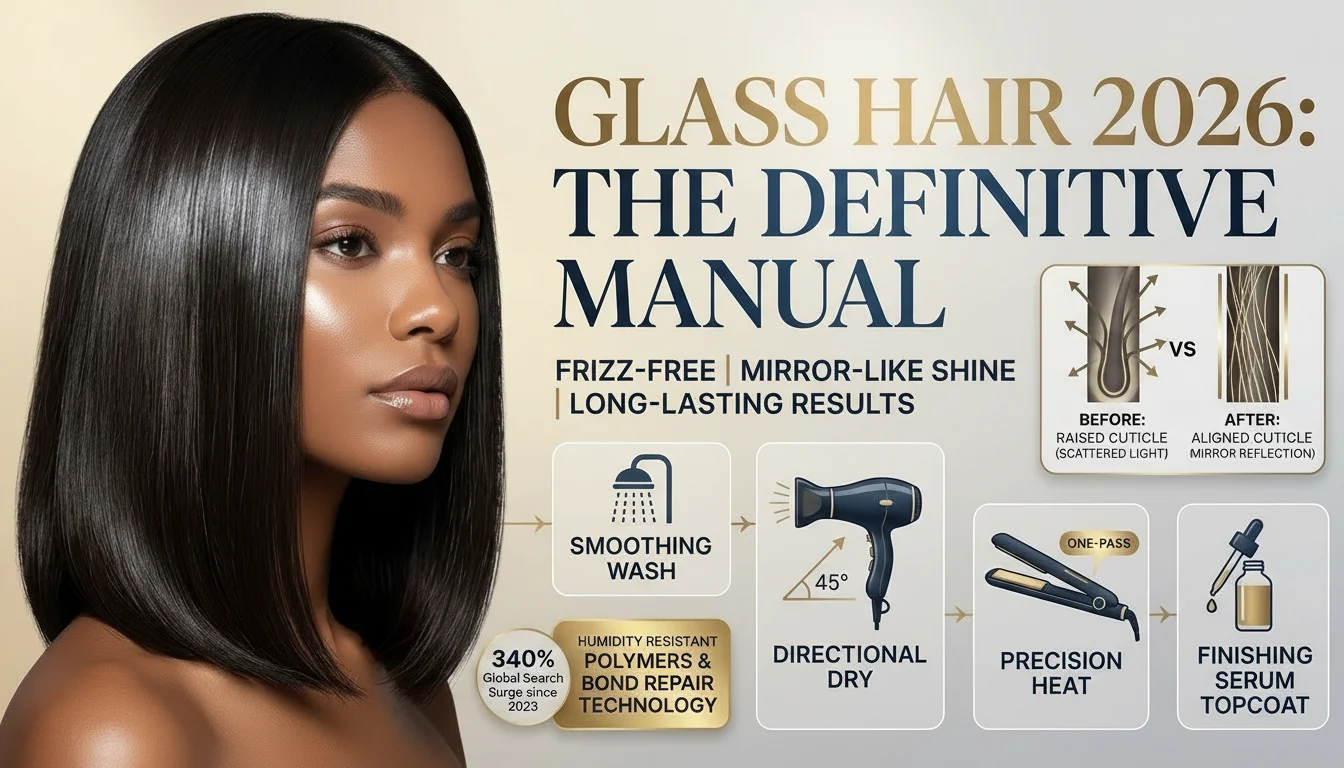 Glass Hair in 2026: The Products and Techniques for a Frizz-Free, Mirror-Like Finish That Lasts