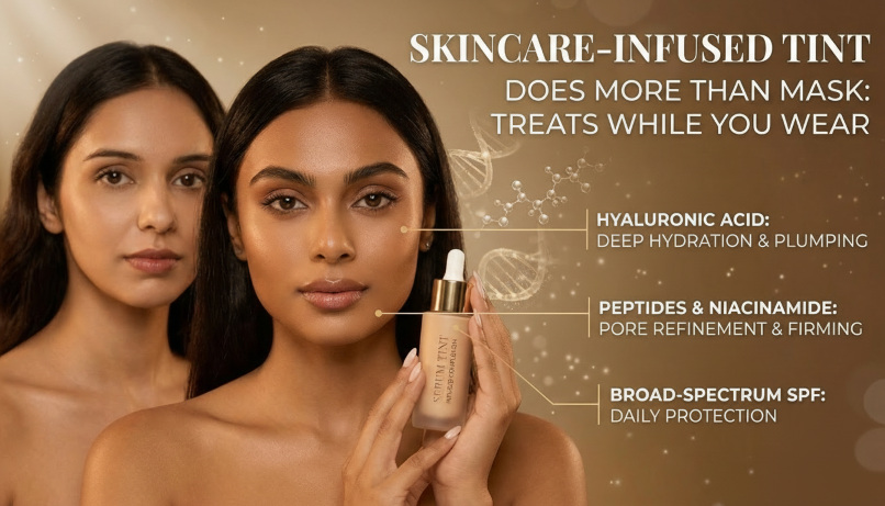 Skincare-infused makeup: Why your 2026 foundation should double as a serum Skincare-infused makeup: Why your 2026 foundation should double as a serum