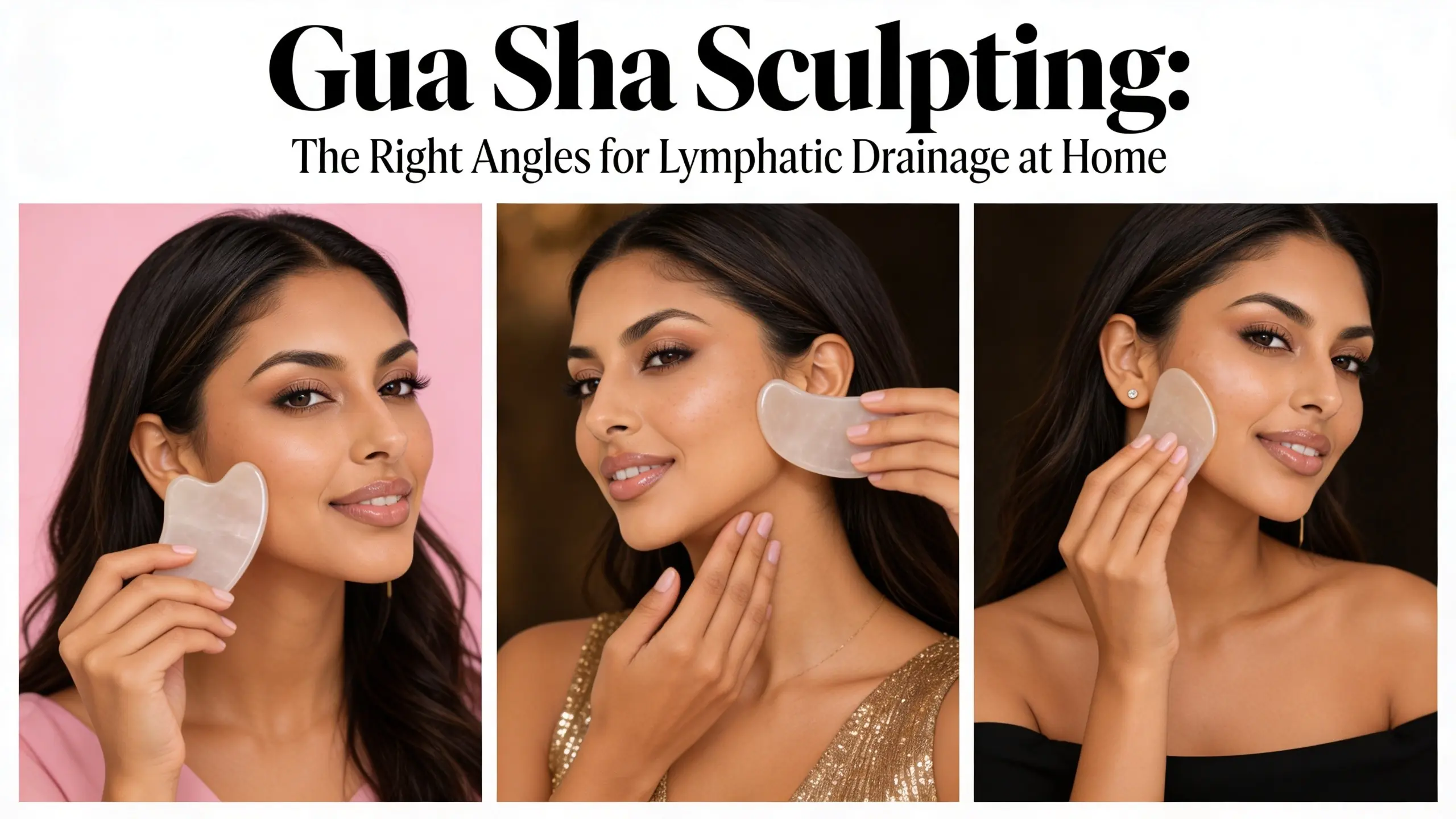 Gua Sha Lymphatic Drainage: Right Angles to Sculpt at Home