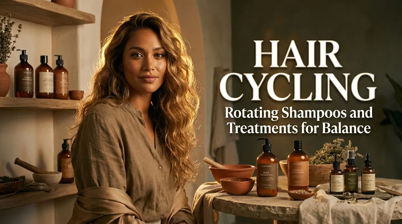 Hair cycling routine: rotating shampoos and treatments for balance