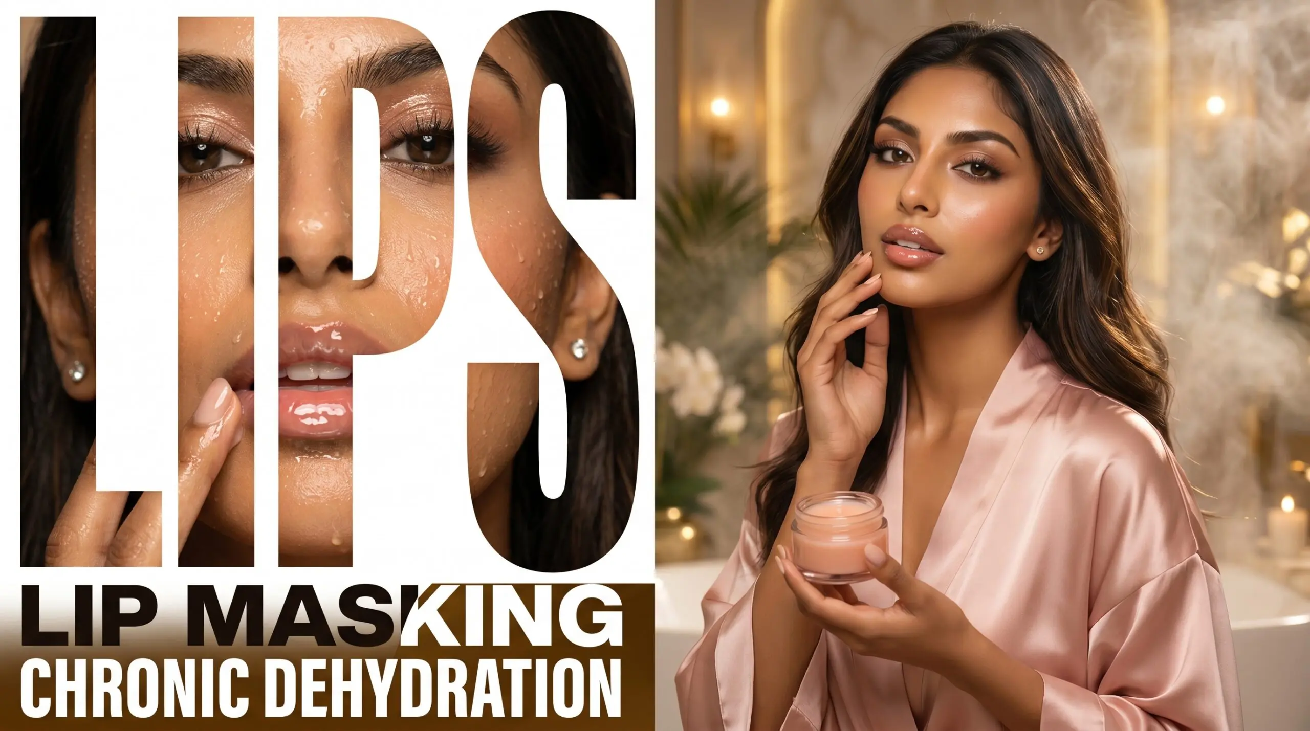 Lip masking routines for chronic dehydration