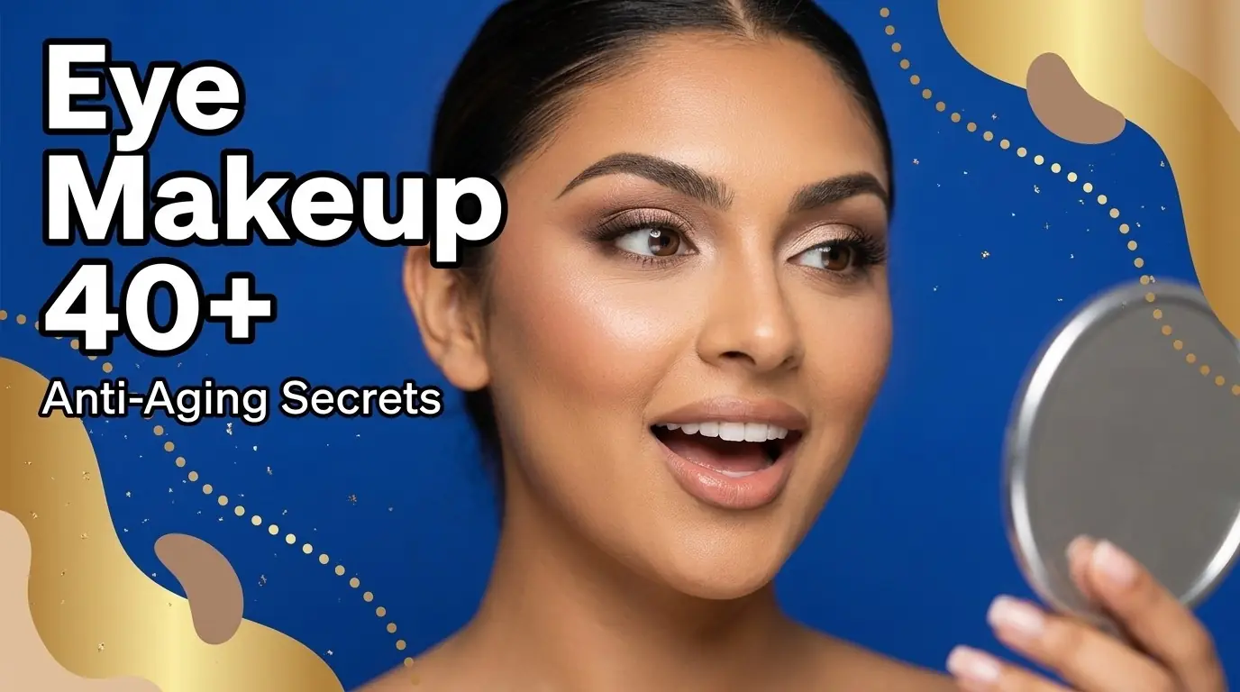 Mature Eye Makeup: Avoiding Creasing and Settling After 40