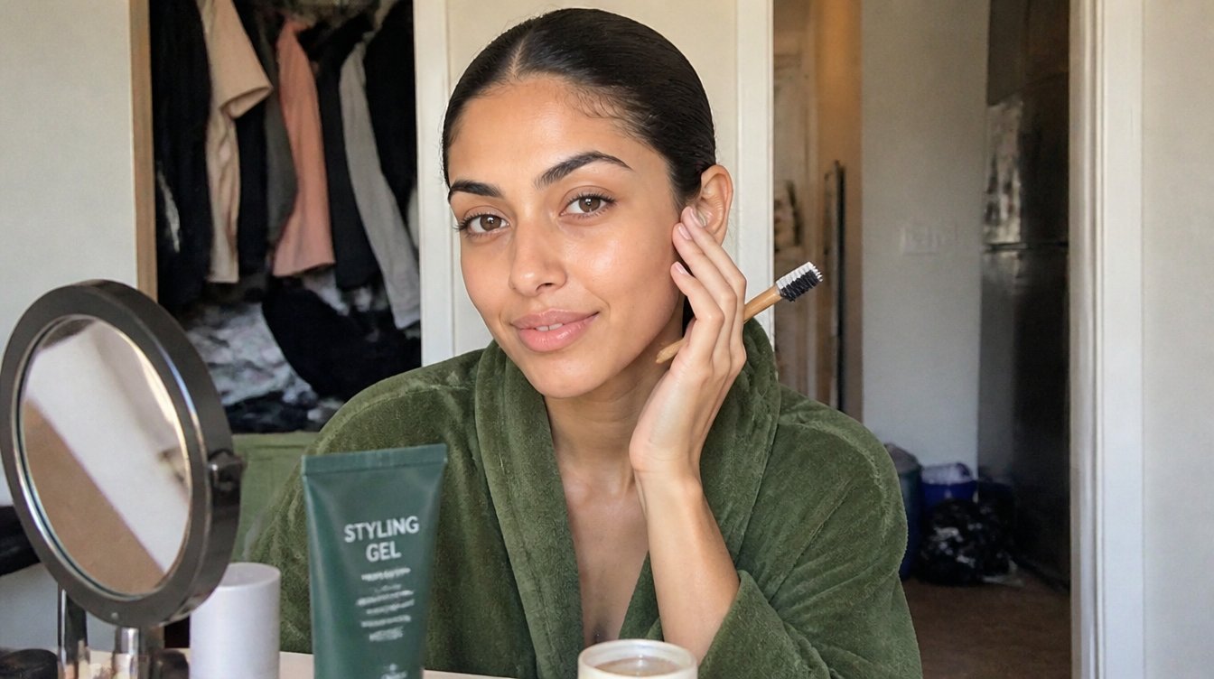 Kaira illustrating Flyaways in a candid home photograph