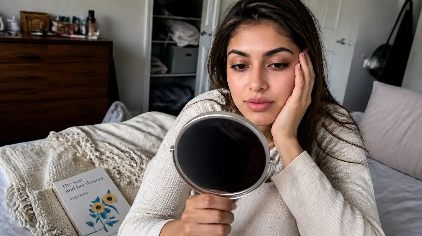 Kaira illustrating is it bad to sleep in a candid home photograph