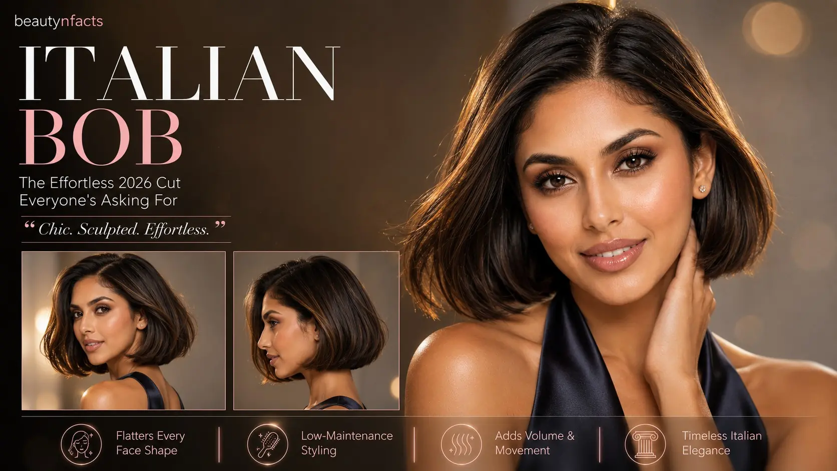 Italian Bob: The 2026 Soft Chin-Length Cut Replacing the Sharp Lob
