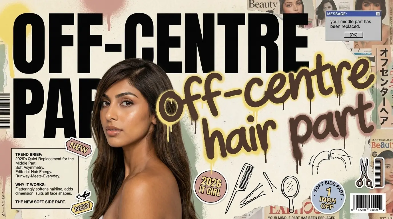 Off-Centre Hair Part: The 2026 Side Part Replacing the Middle Part Look Off-centre hair part: the 2026 side part replacing the middle part look