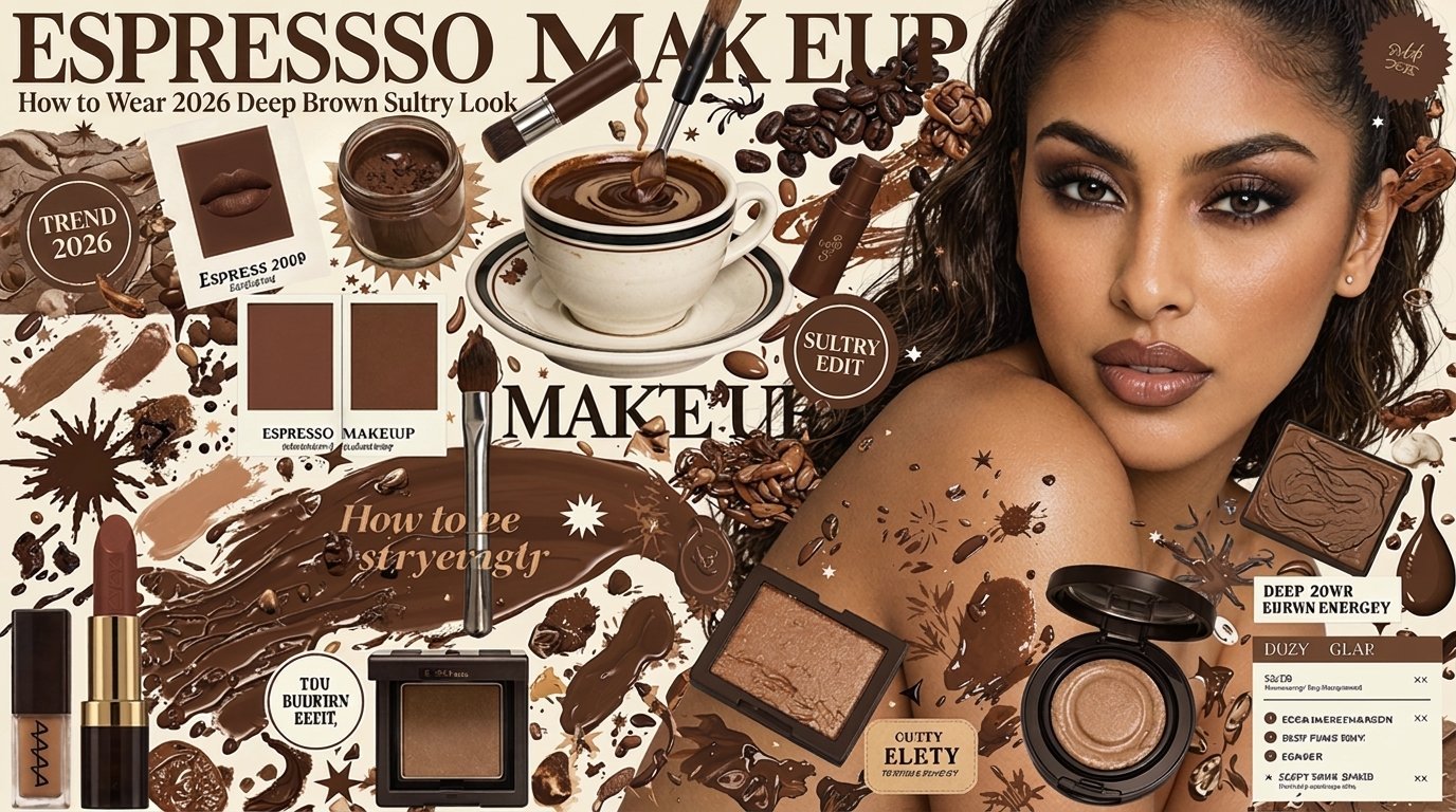 Espresso Makeup: How to Wear 2026’s Deep Brown Sultry Look