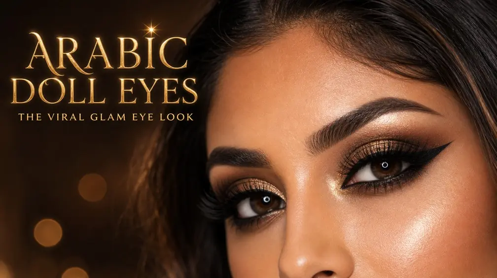 Get Ready to Dazzle: Viral Arabic Doll Eye Makeup Look! Get Ready to Dazzle: Viral Arabic Doll Eye Makeup Look!
