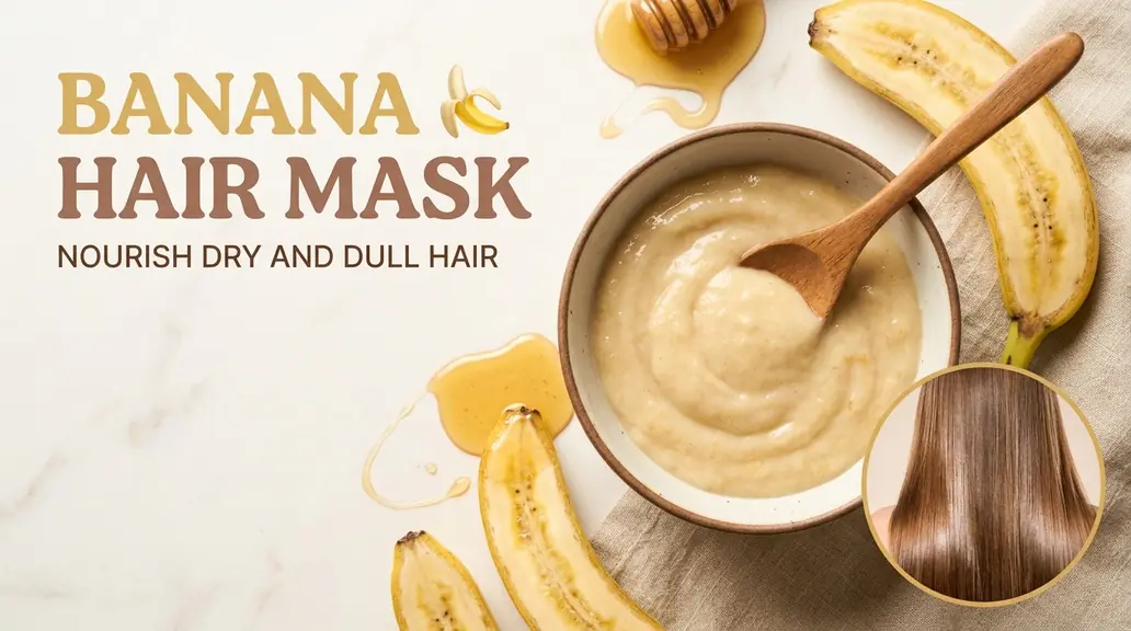 Banana hair mask: nourish dry, dull hair