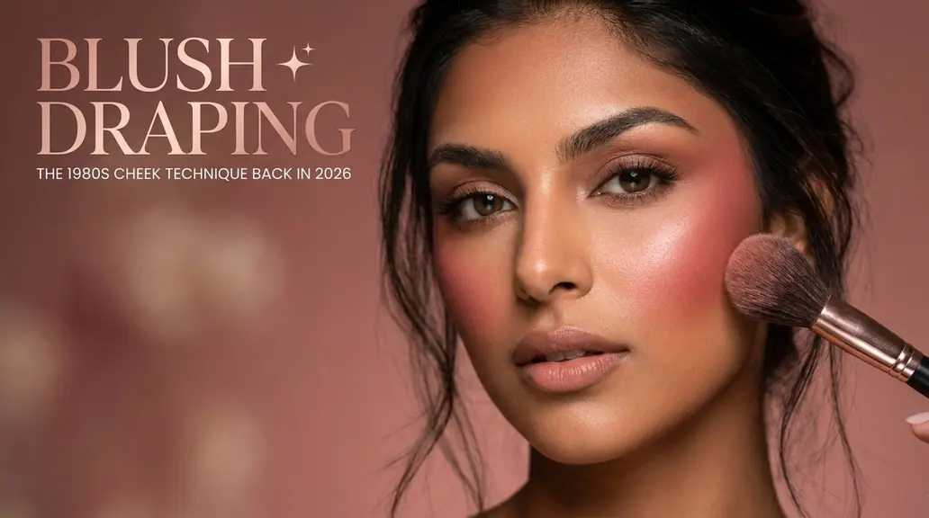 Blush Draping: The 1980s Cheek Technique Back in 2026