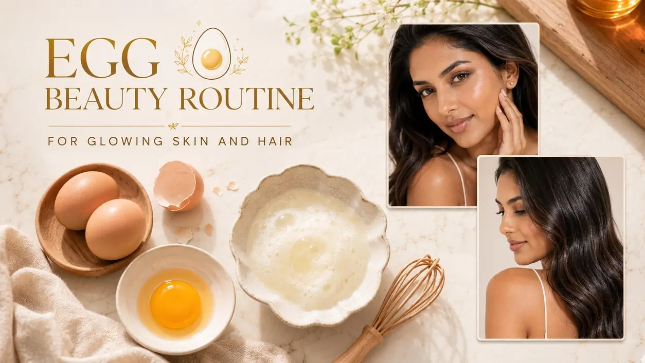 Egg Beauty Routine for Glowing Skin and Healthy Hair Egg Beauty Routine for Glowing Skin and Healthy Hair
