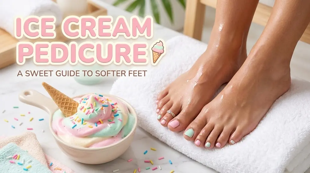 Ice cream pedicure: a sweet guide to softer feet