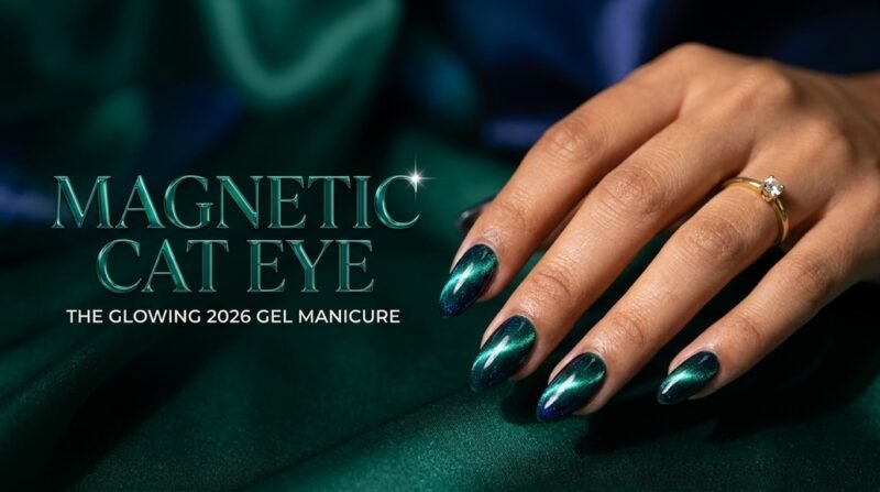 Magnetic Cat-Eye Nails: The Glowing 2026 Gel Manicure