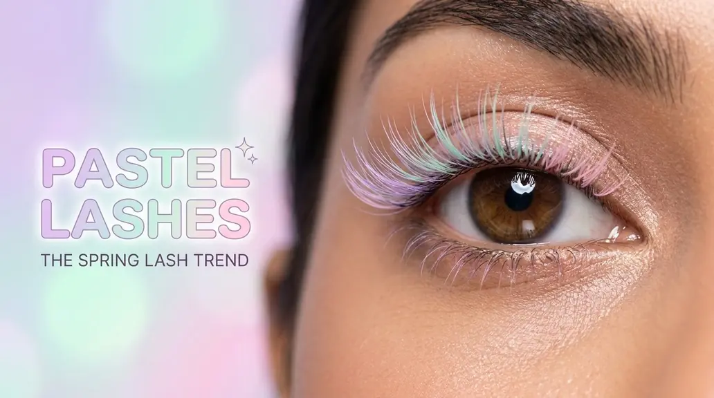 Get Ready to Embrace the Spring Trend: Pastel Eyelashes Everywhere!