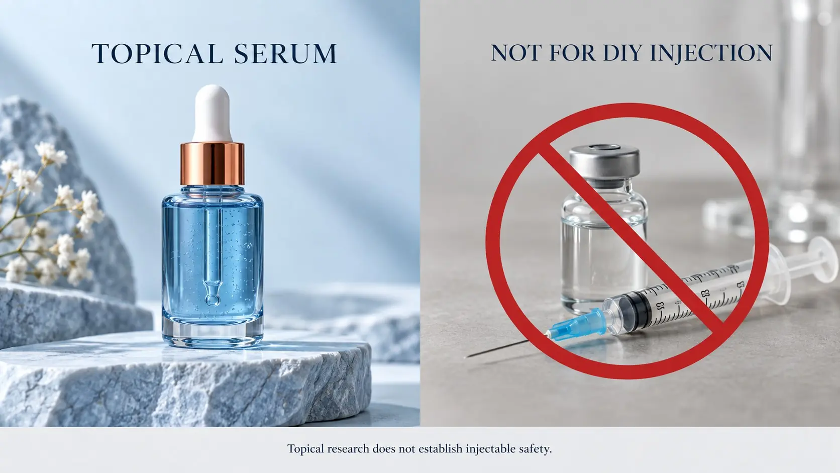 Copper peptide serum vs injection